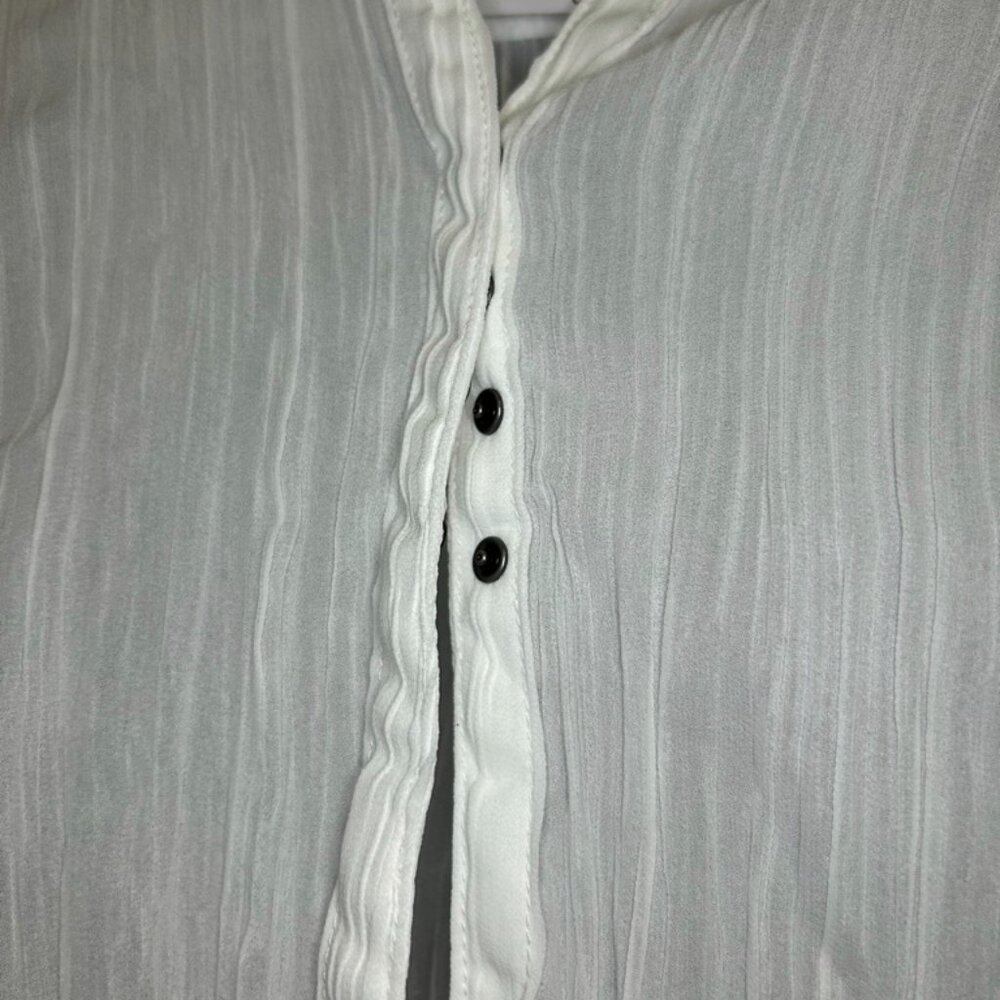 Mesh Ruffle Shirt - Picture 6 of 7